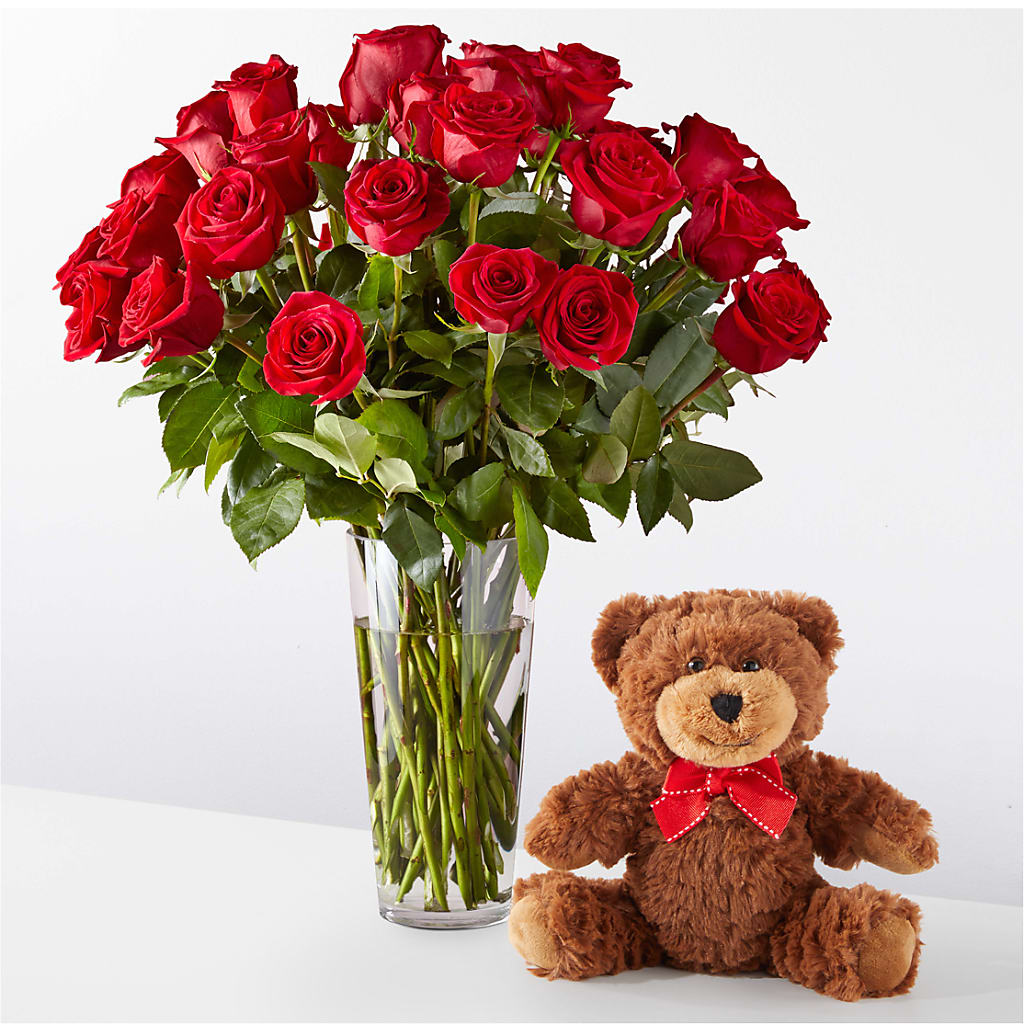 Romantic Long Stem Red Rose Bouquet Bundles – Village Florist, Richmond KY