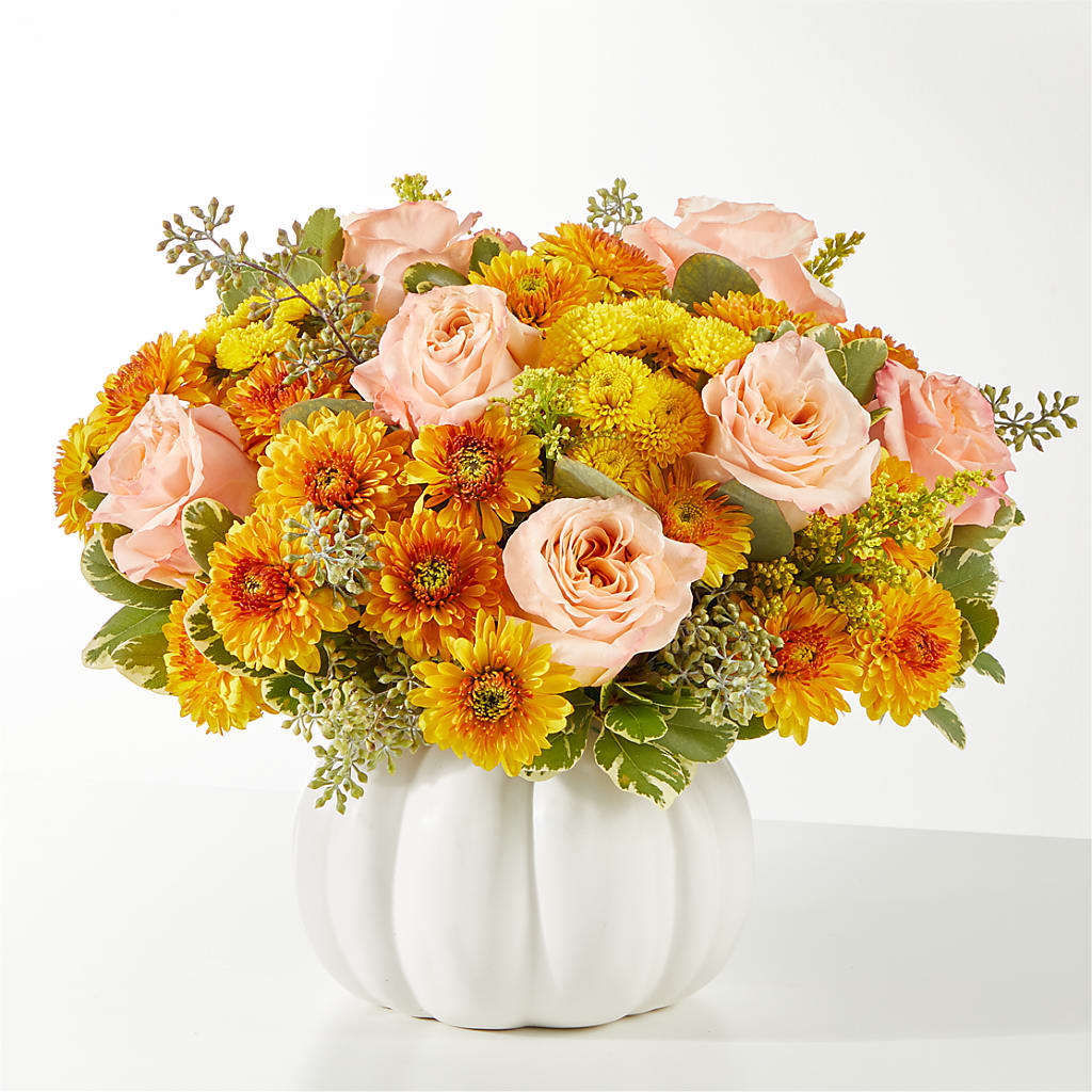 Peachy Pumpkin – Village Florist, Richmond KY
