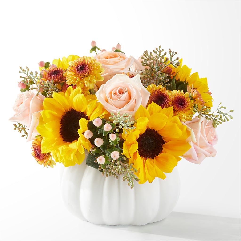 Pumpkin to Talk About Bouquet – Village Florist, Richmond KY