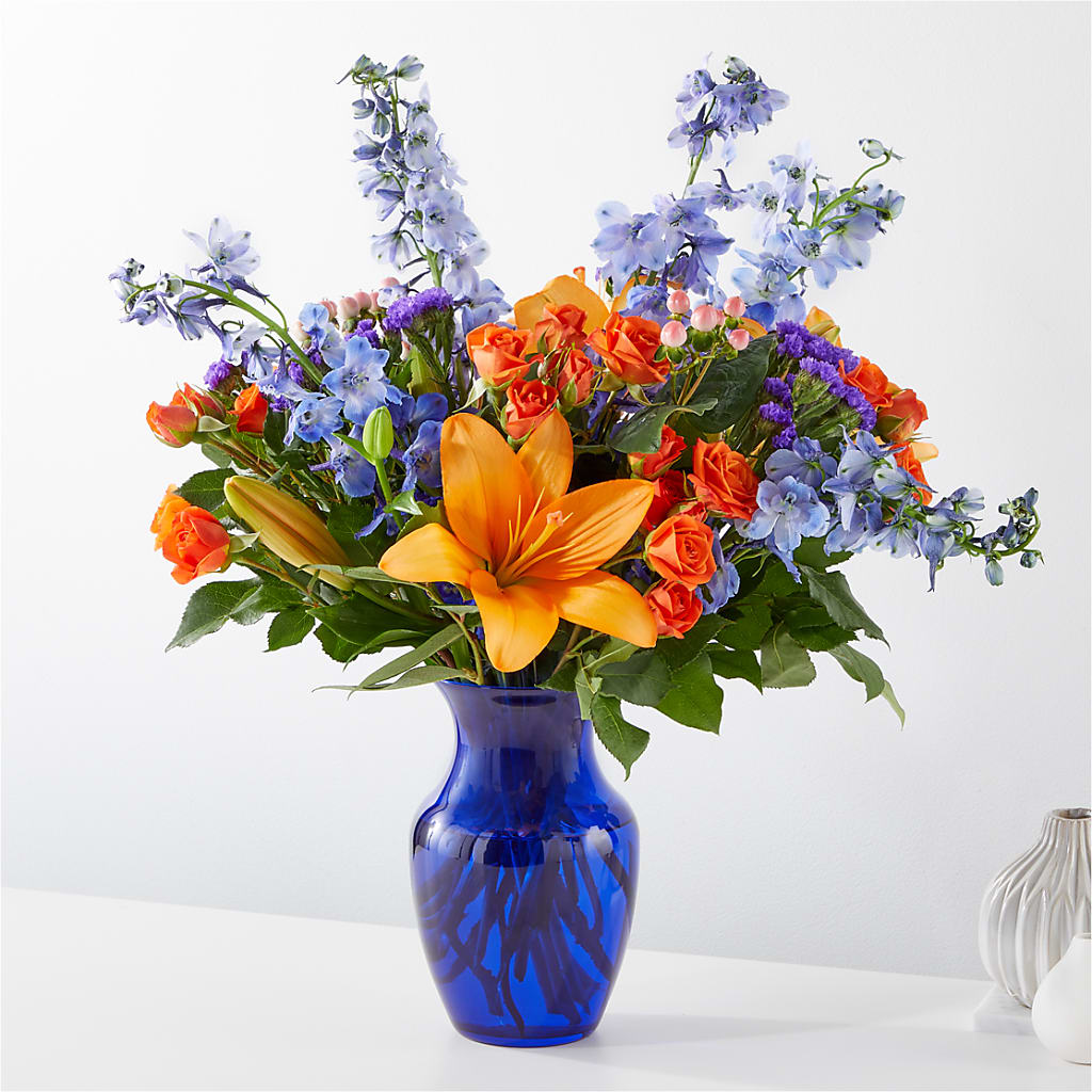 Radiant Citrus Bouquet – Village Florist, Richmond KY