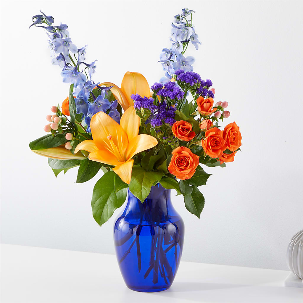 Radiant Citrus Bouquet – Village Florist, Richmond KY