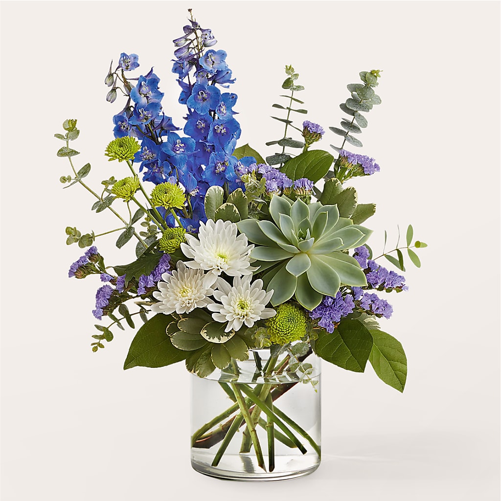 Cerulean Waves Bouquet – Village Florist, Richmond KY