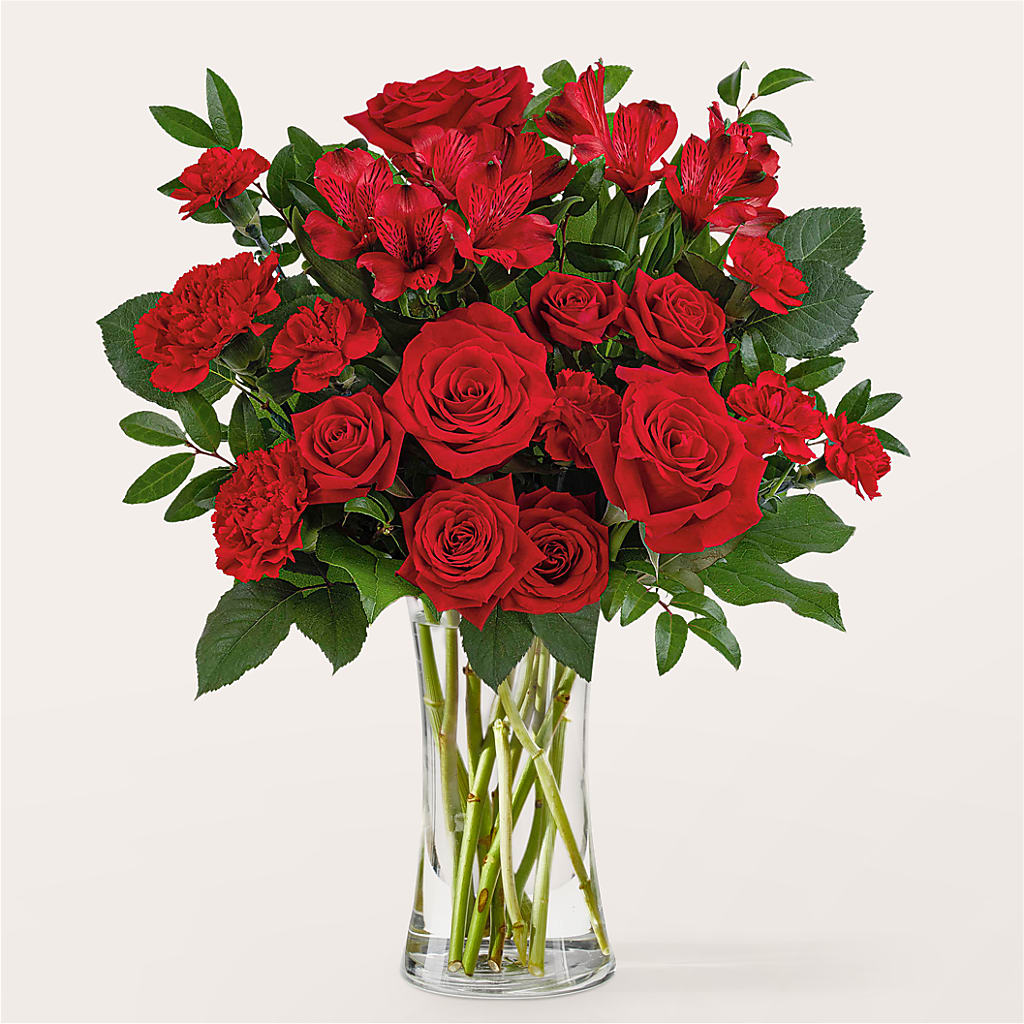 Brilliant Ruby Bouquet – Village Florist, Richmond KY