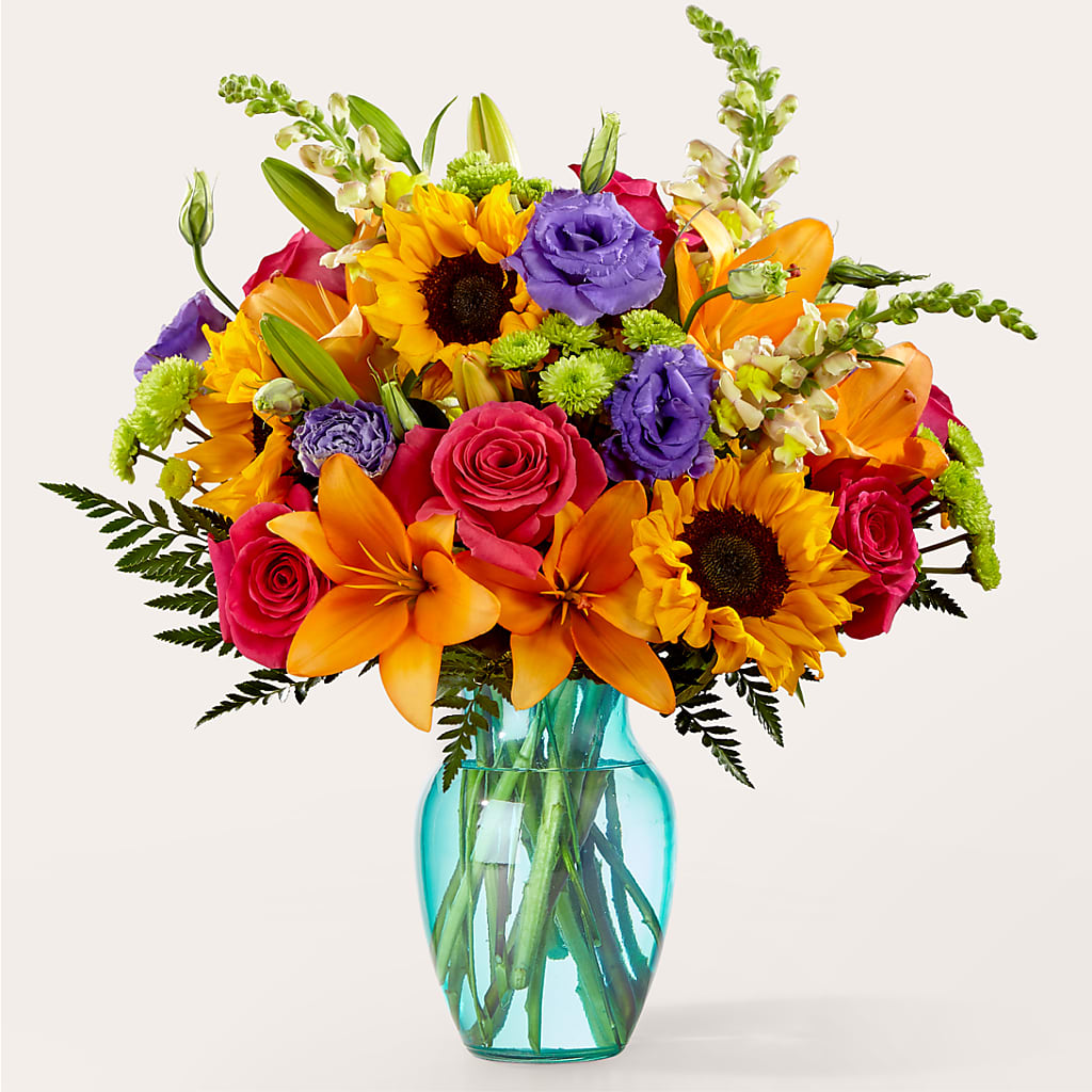 Double Rainbow Bouquet – Village Florist, Richmond KY