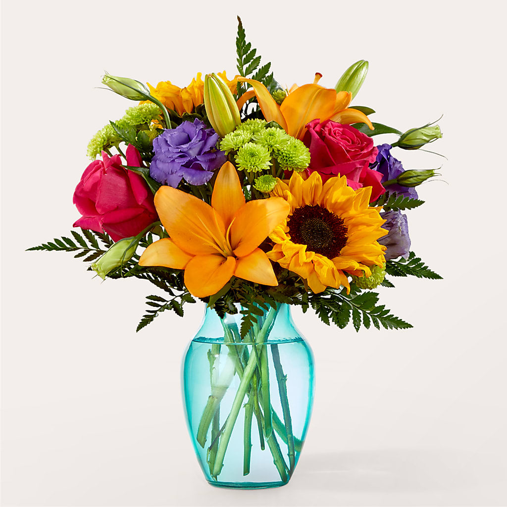 Double Rainbow Bouquet – Village Florist, Richmond KY