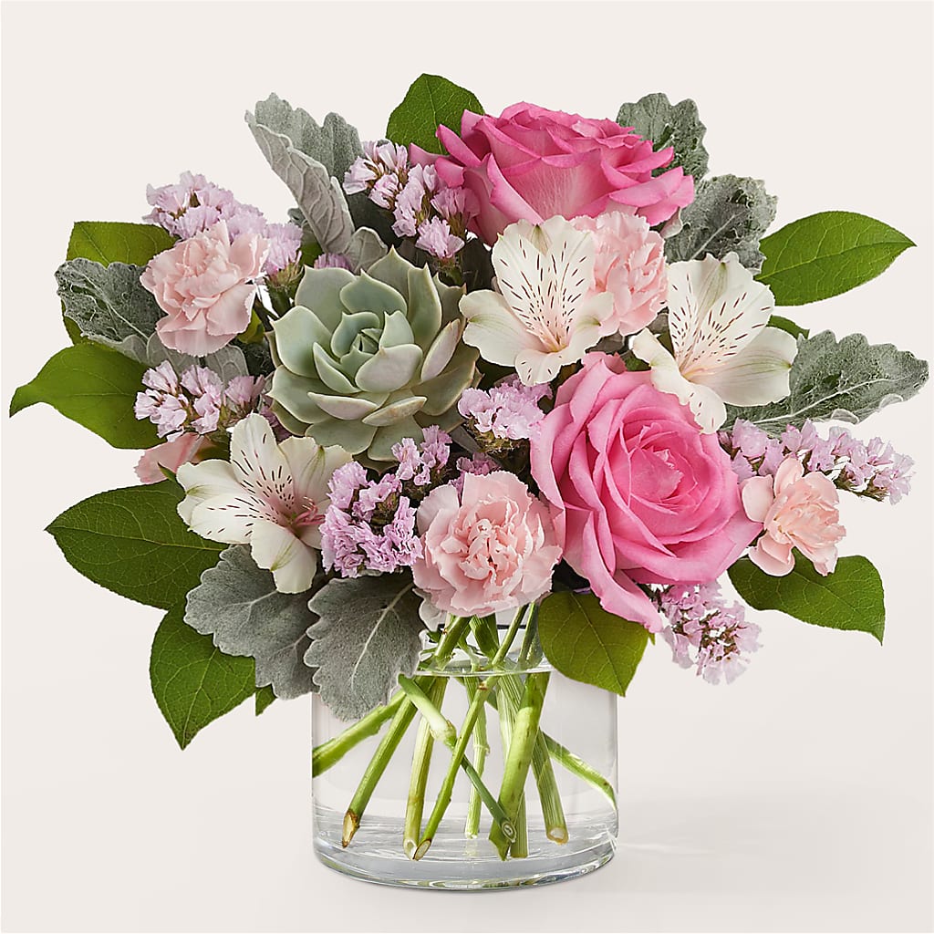 Dusty Rose Bouquet – Village Florist, Richmond KY