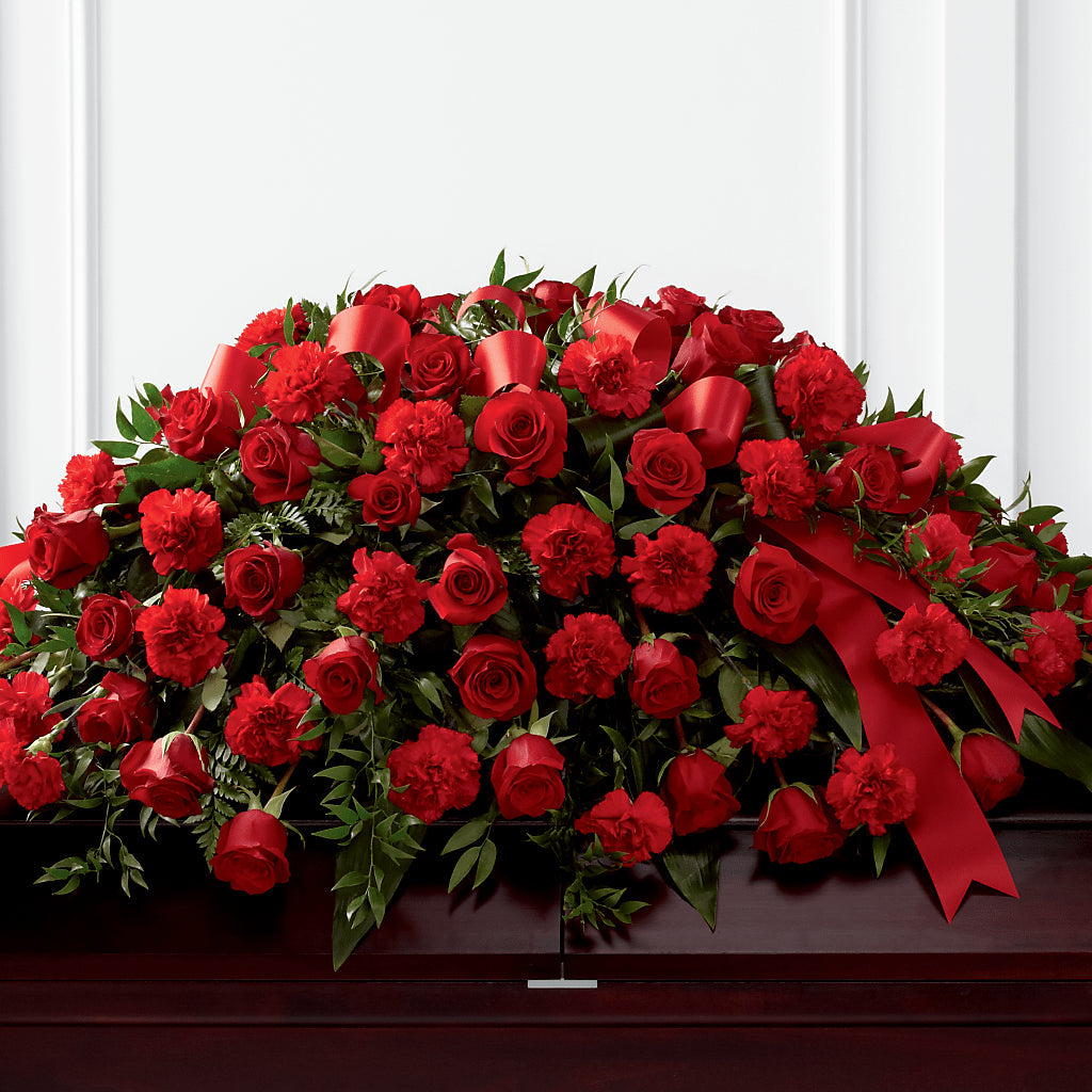 Tribute of Life Casket Spray – Village Florist, Richmond KY