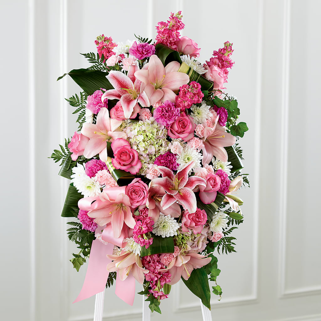 Comforting Standing Spray – Village Florist, Richmond KY