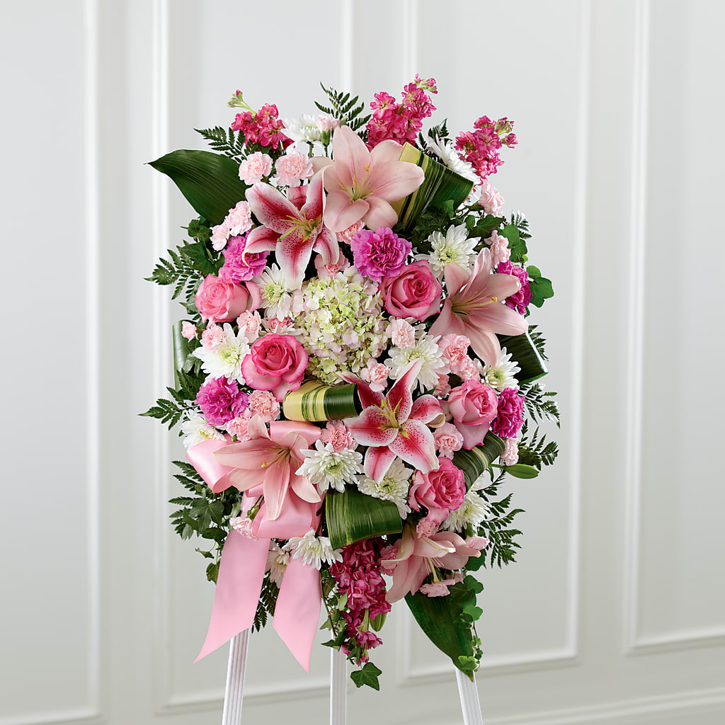 Comforting Standing Spray – Village Florist, Richmond KY