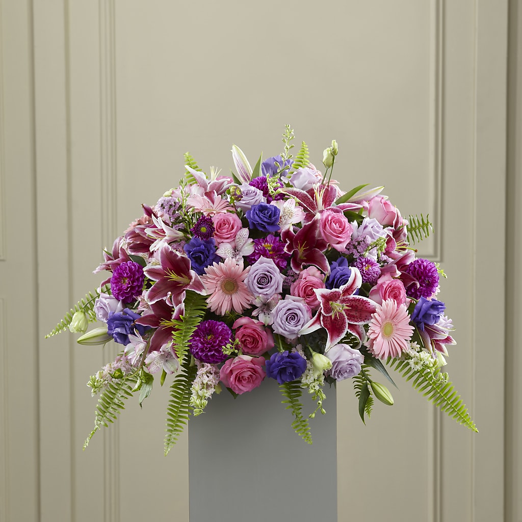 Fare Thee Well Pedestal – Village Florist, Richmond KY
