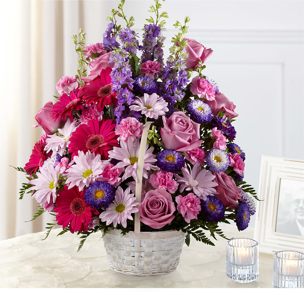 Pastel Peace Basket – Village Florist, Richmond KY
