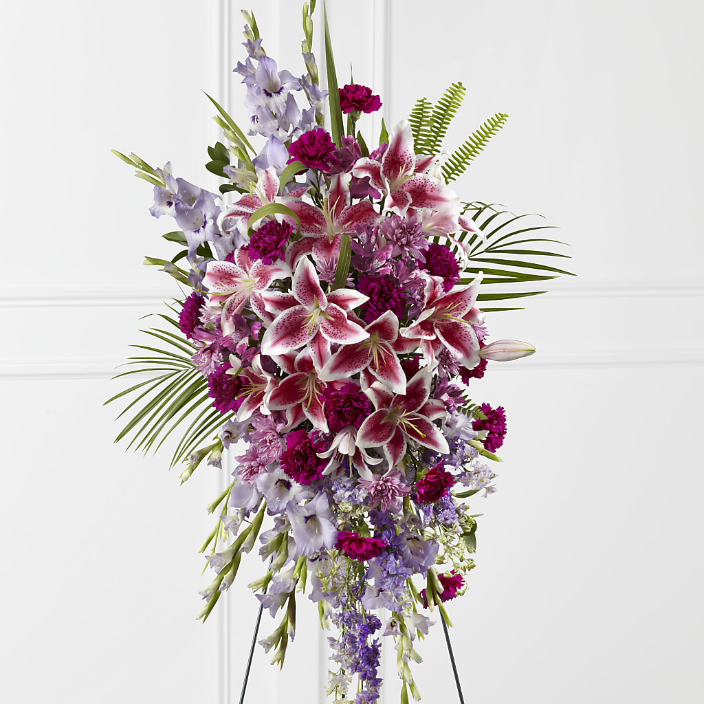 Tender Touch Standing Spray – Village Florist, Richmond KY