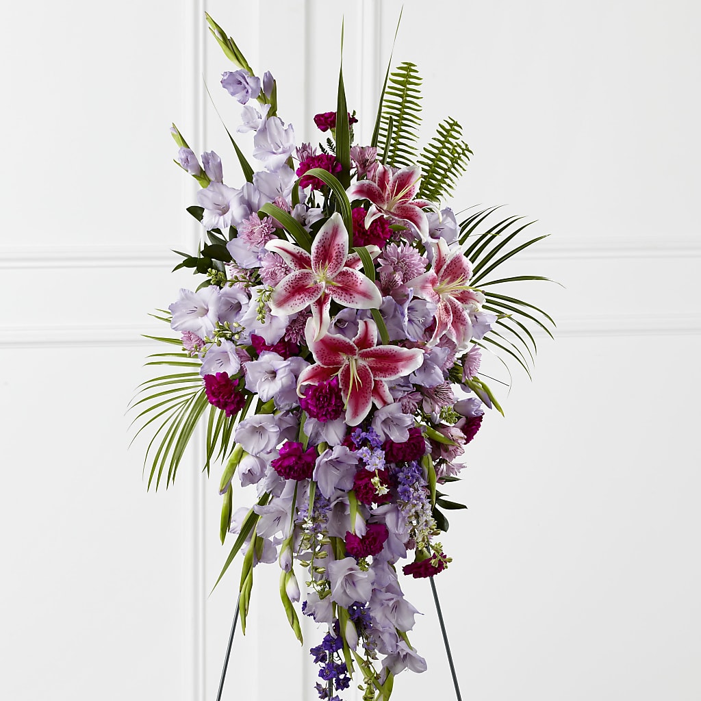 Tender Touch Standing Spray – Village Florist, Richmond KY