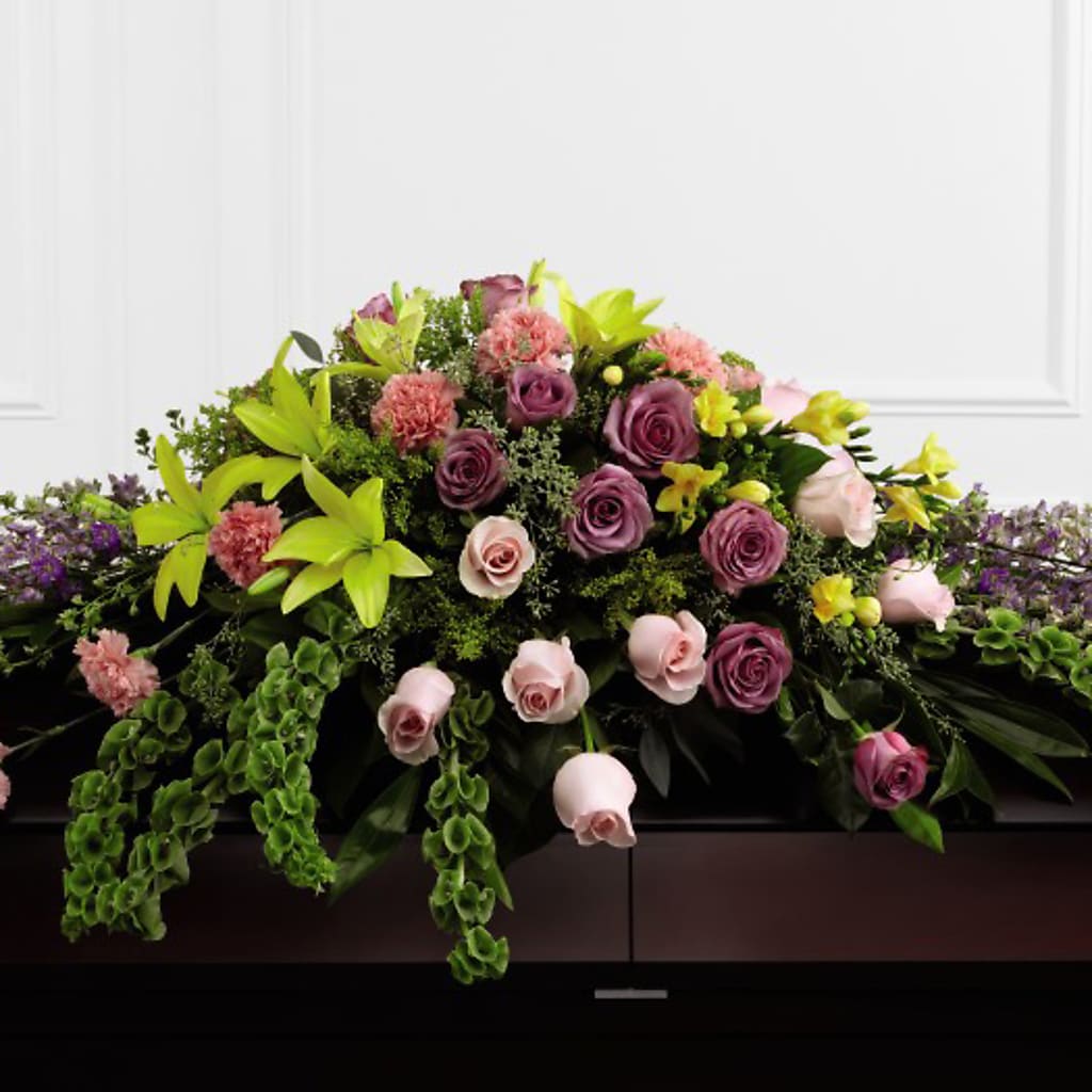 Forever Beloved Casket Spray – Village Florist, Richmond KY