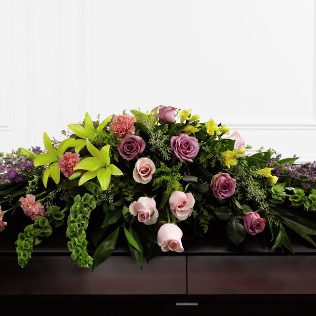 Forever Beloved Casket Spray – Village Florist, Richmond KY