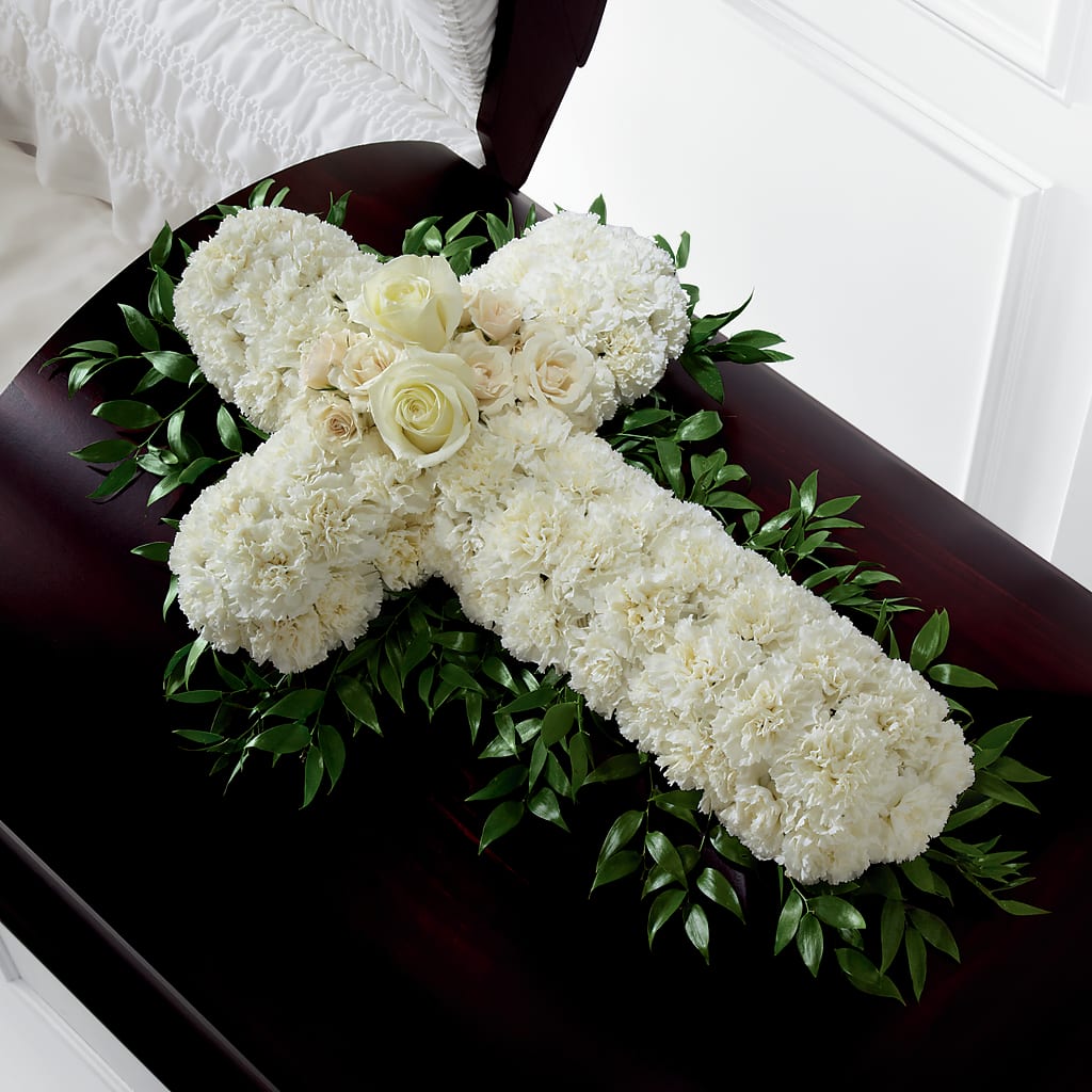 Peaceful Memories Casket Spray (Standard) – Village Florist, Richmond KY