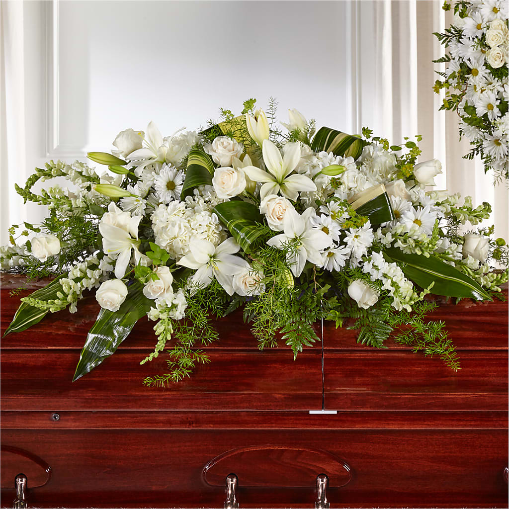 Abundance Casket Spray – Village Florist, Richmond KY