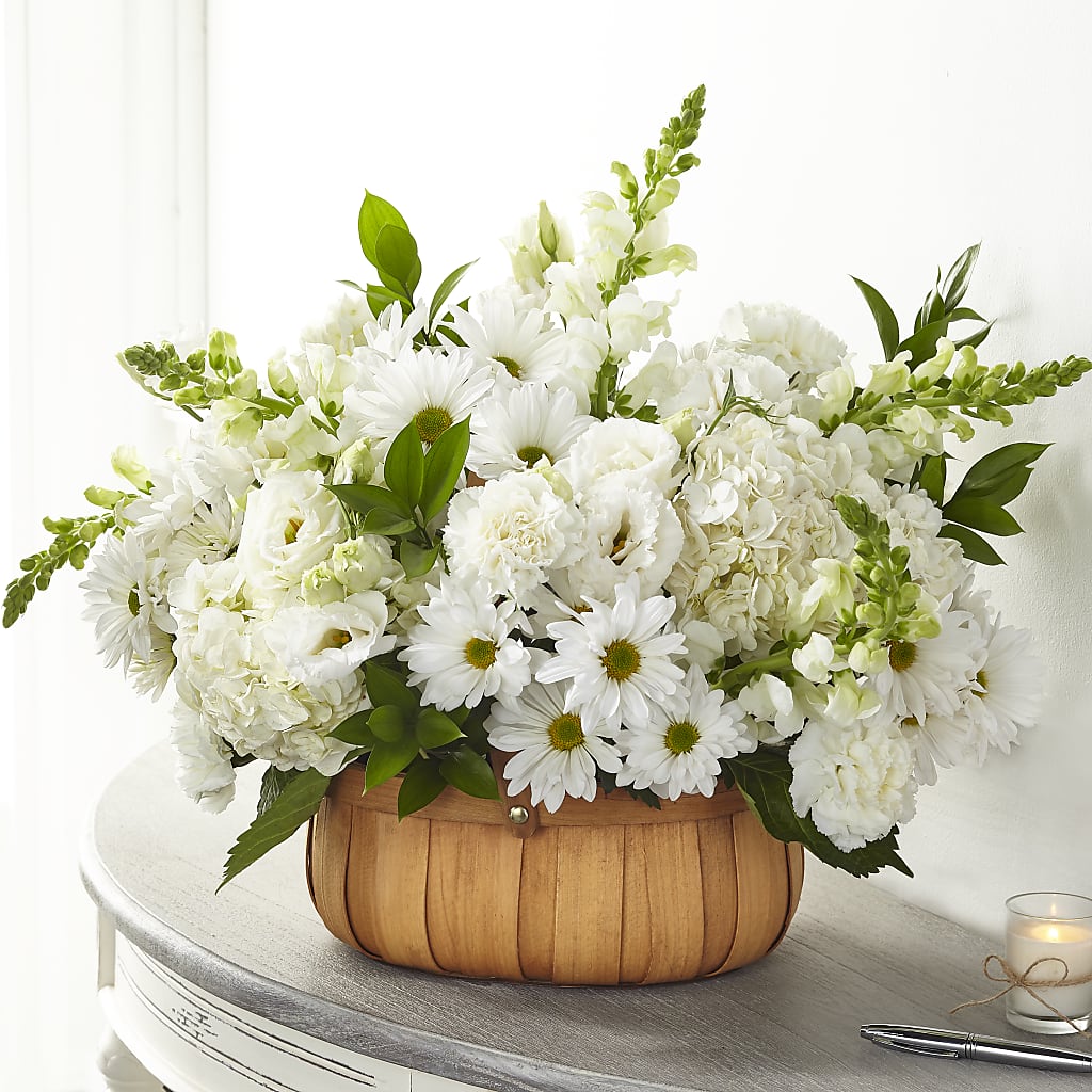 Pure Ivory Basket – Village Florist, Richmond KY