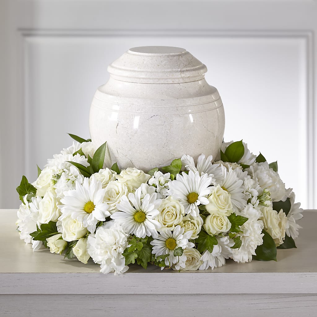 Ivory Gardens Cremation Adornment – Village Florist, Richmond KY