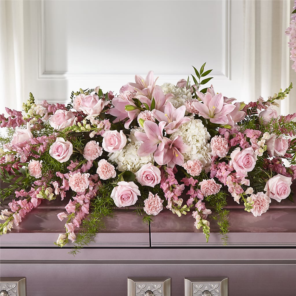 Life & Remembrance Casket Spray – Village Florist, Richmond KY