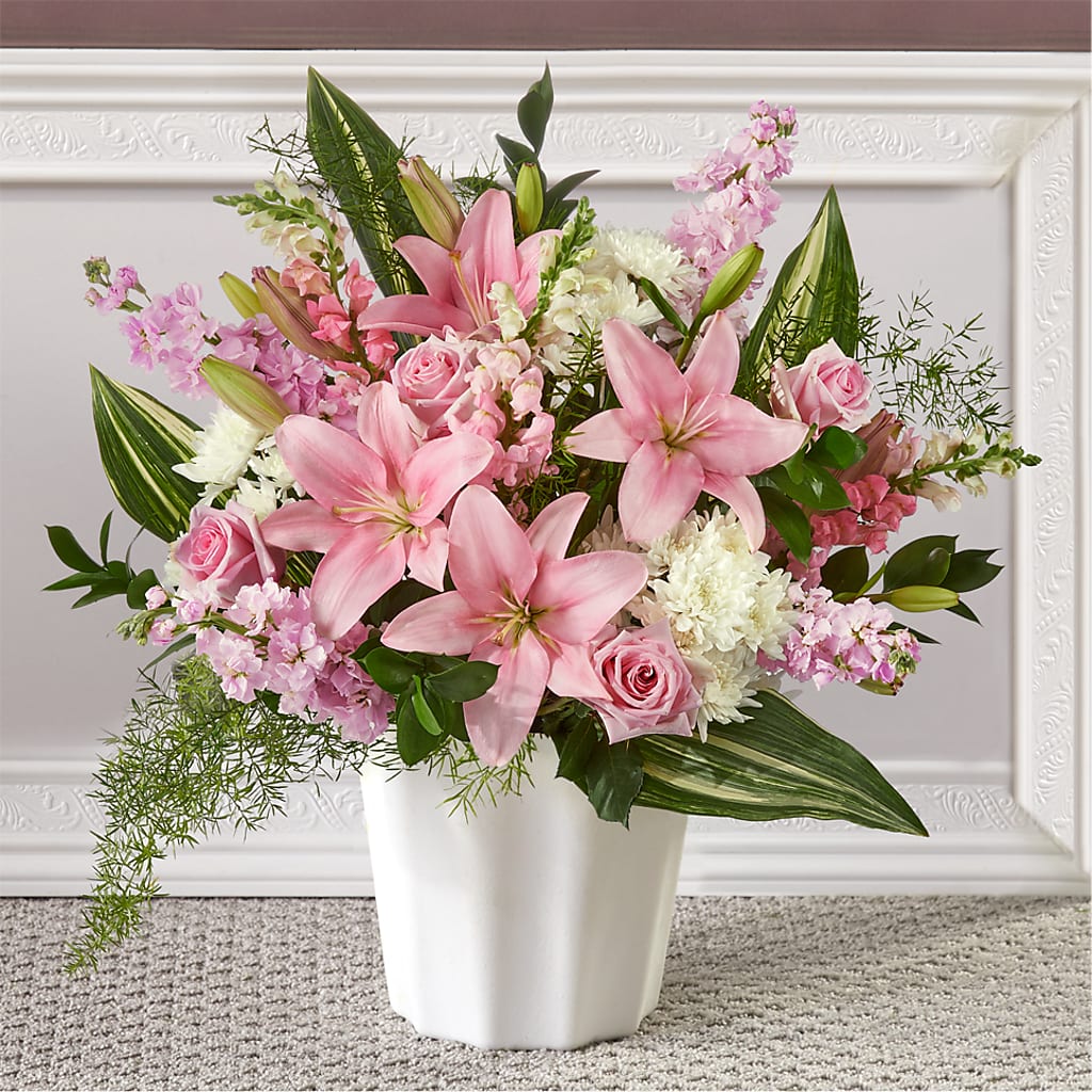Simply Serene Floor Basket – Village Florist, Richmond KY