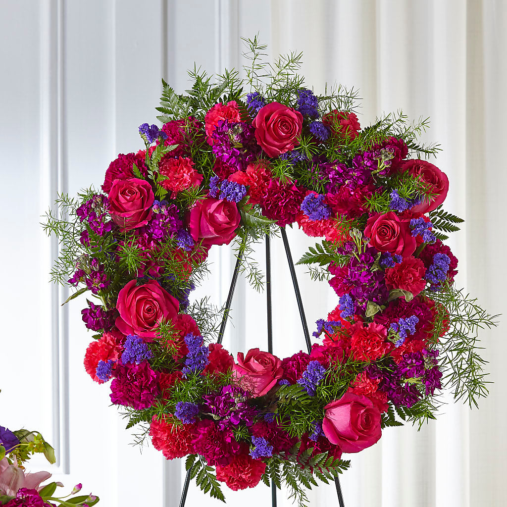 Calming Colors Wreath – Village Florist, Richmond KY