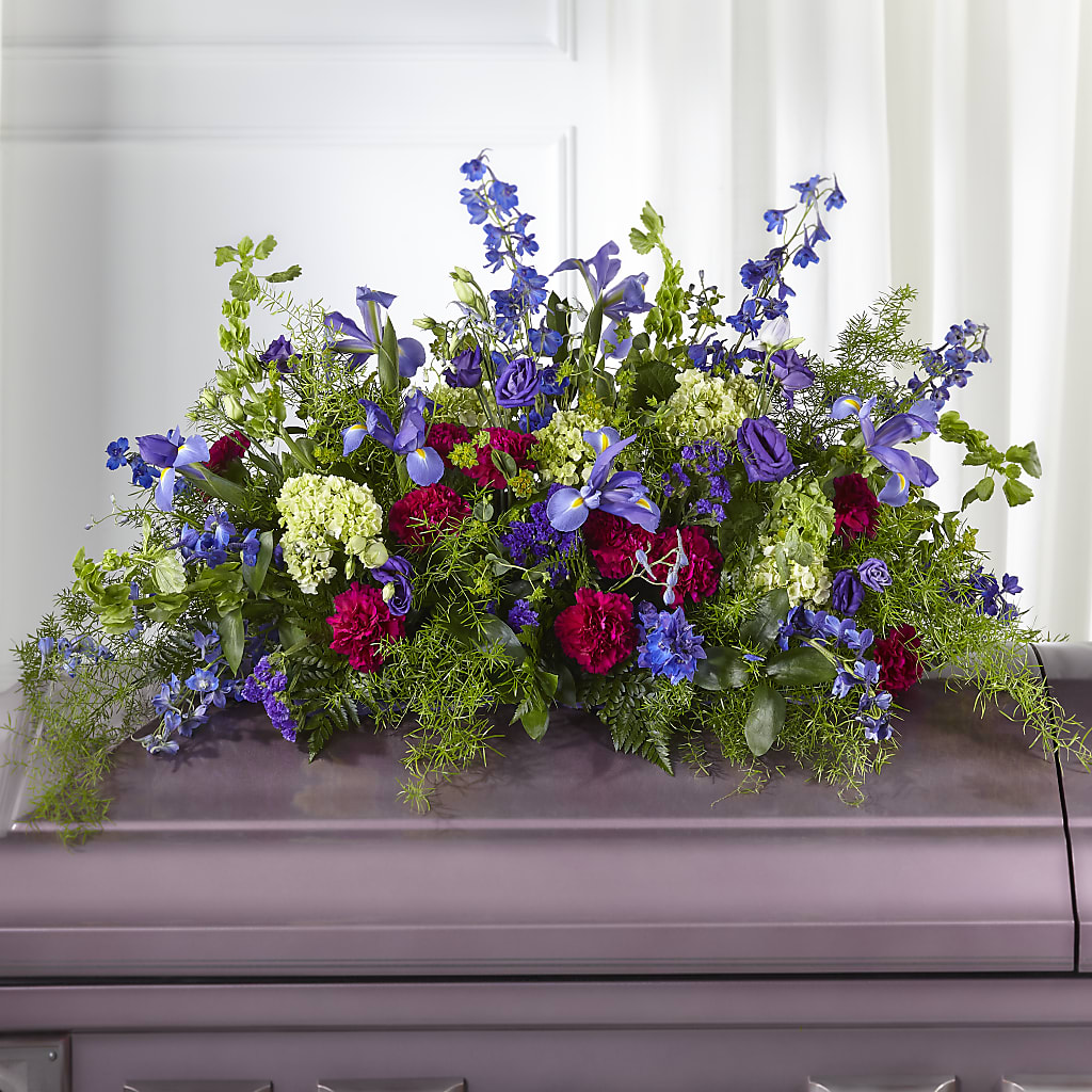 Always Treasured Casket Spray – Village Florist, Richmond KY