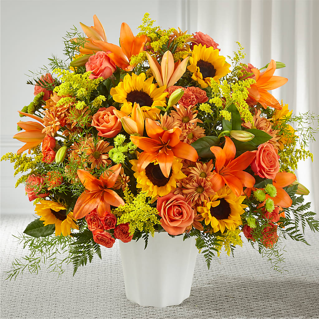 Harvest Thoughts Floor Basket – Village Florist, Richmond KY