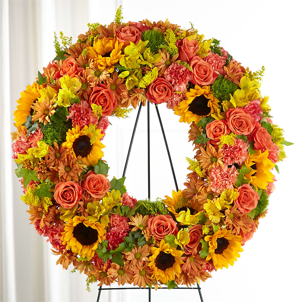 Autumnal Memories Wreath (Standard) – Village Florist, Richmond KY
