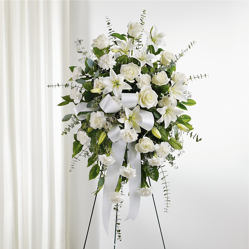 With Care Standing Spray – Village Florist, Richmond KY