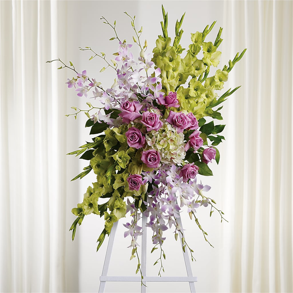 Lasting Legacy Standing Spray – Village Florist, Richmond KY