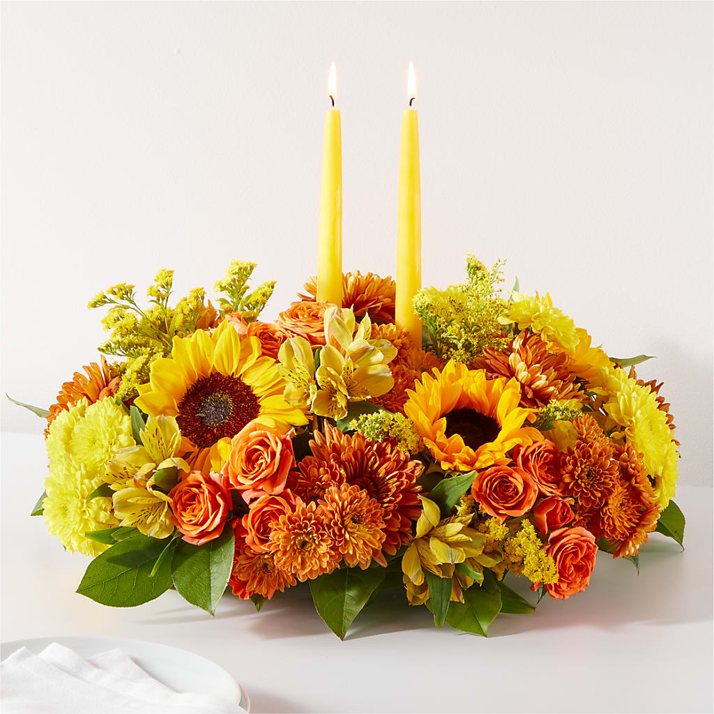 Autumn Harmony Centerpiece – Village Florist, Richmond KY