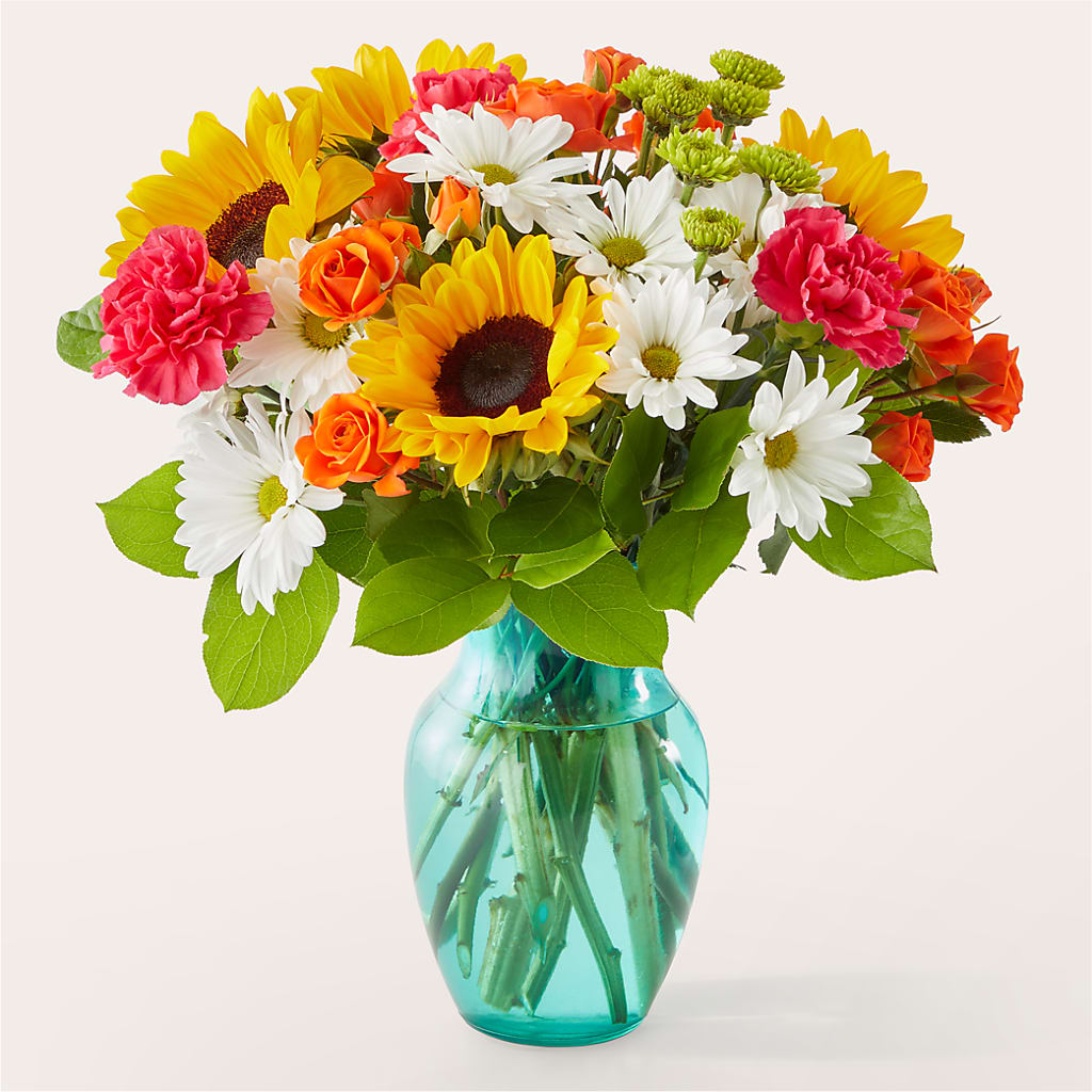 Sun-drenched Blooms Bouquet – Village Florist, Richmond KY