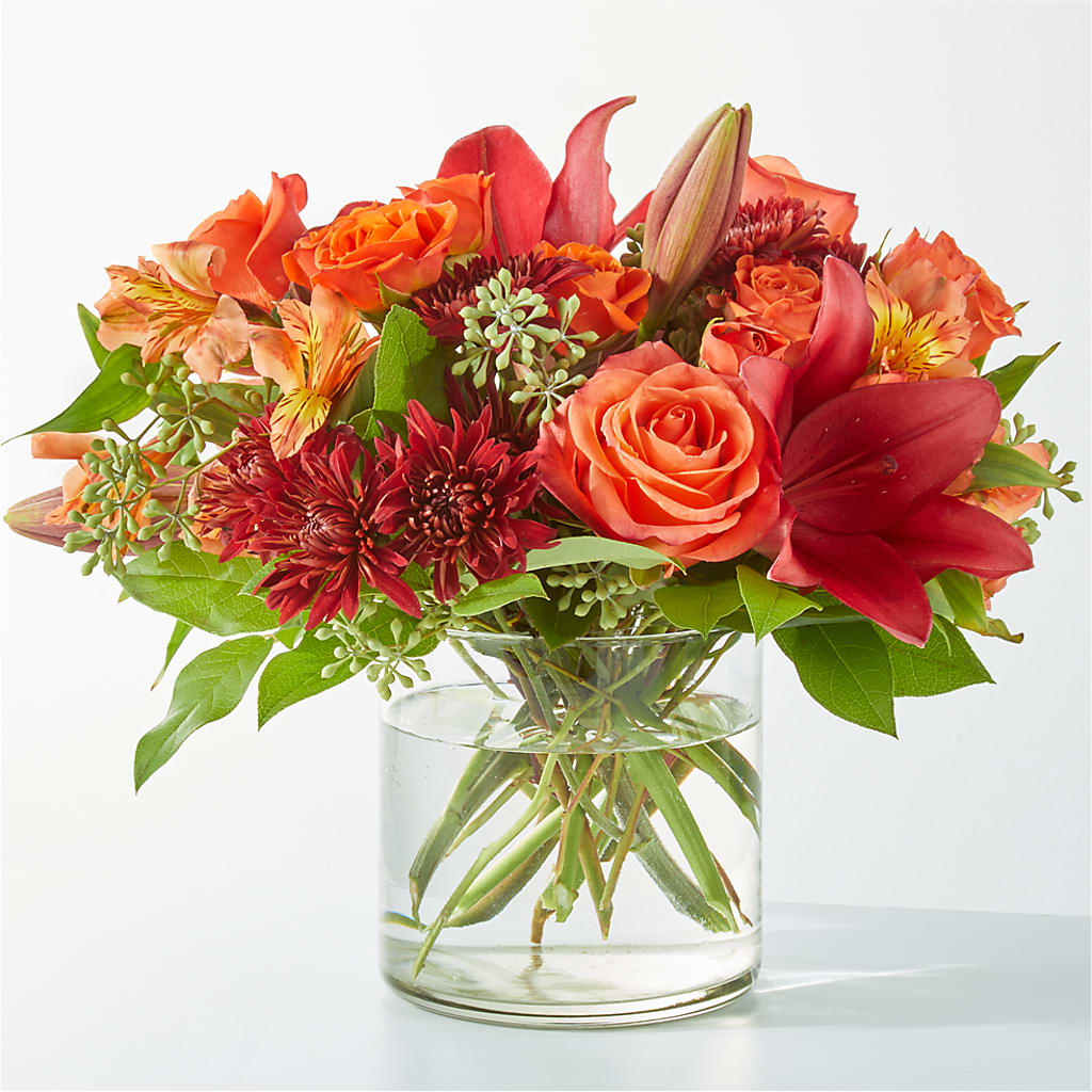 Crimson Leaves Bouquet – Village Florist, Richmond KY