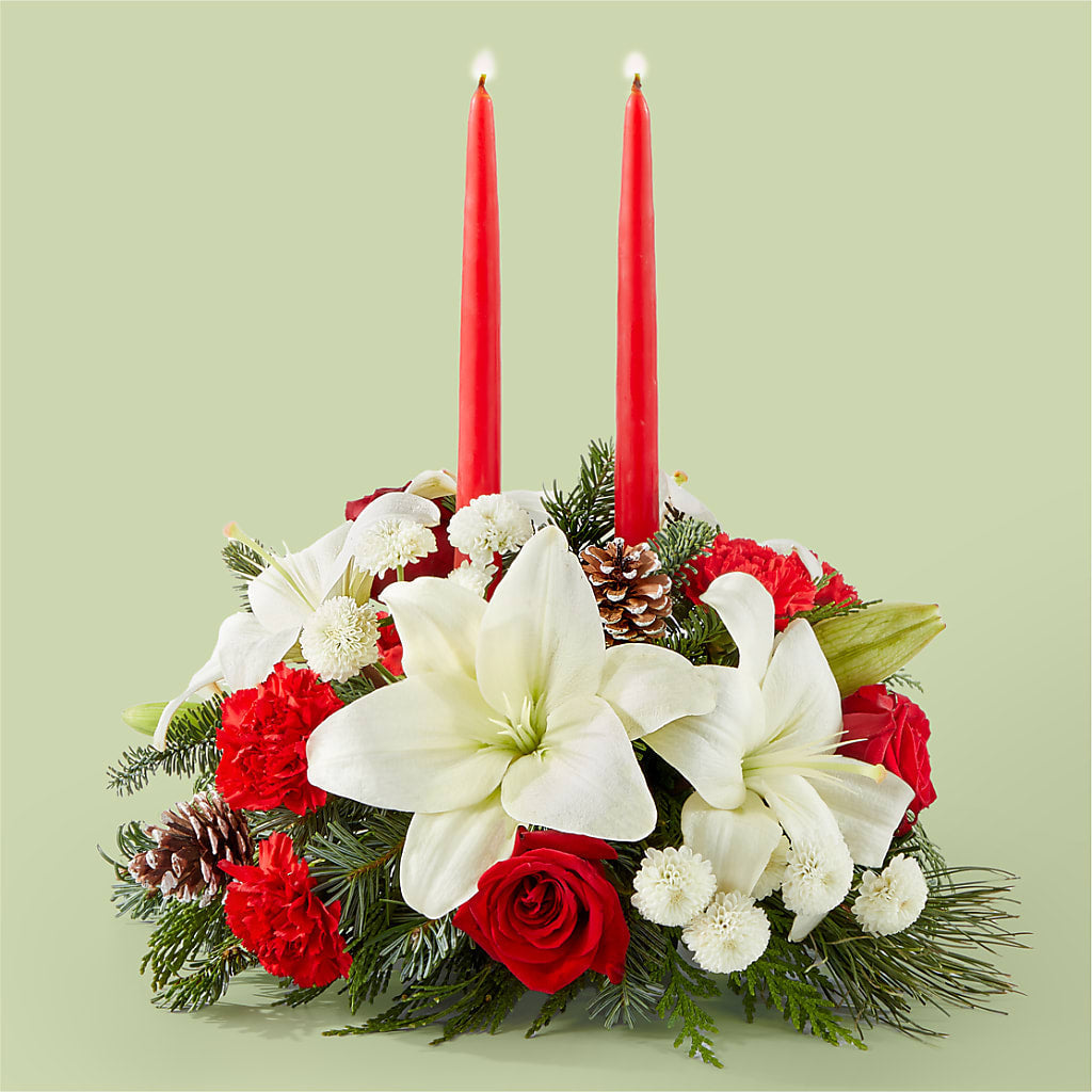 Seasonal Festivities Centerpiece – Village Florist, Richmond KY