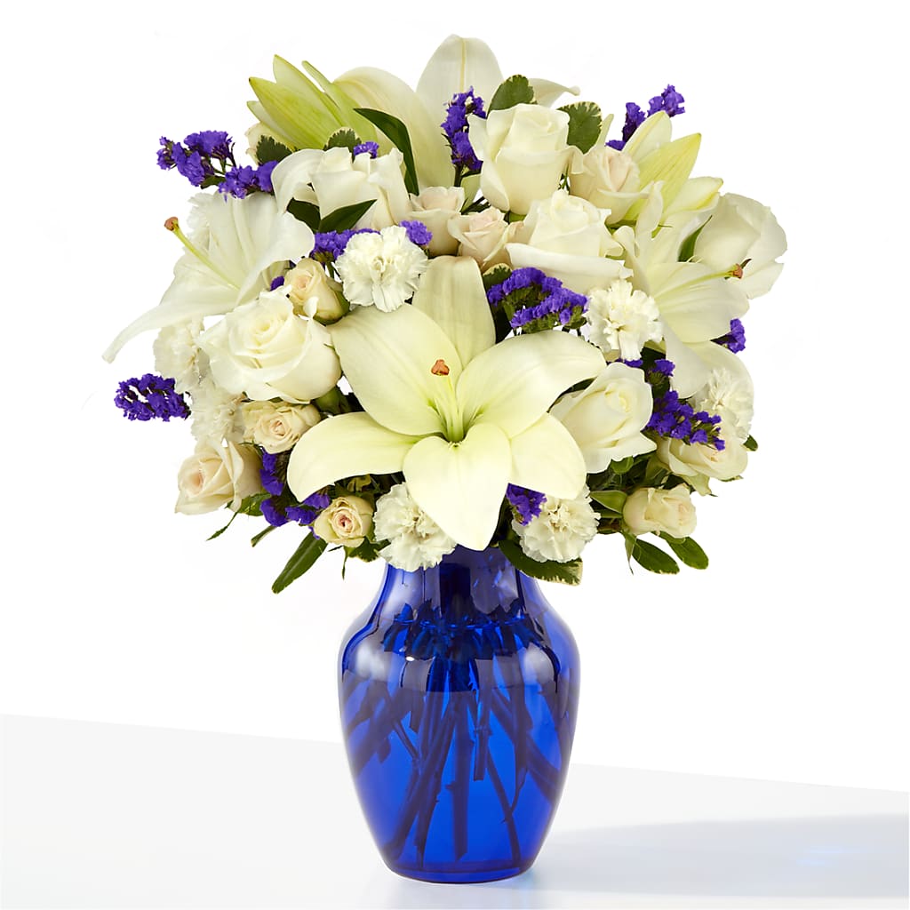 Sapphire Rush Bouquet – Village Florist, Richmond KY