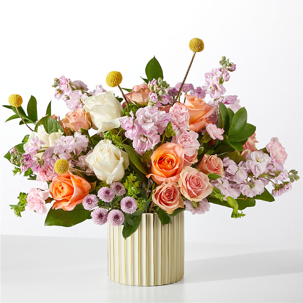 French Market Bouquet with Ivory Vase – Village Florist, Richmond KY