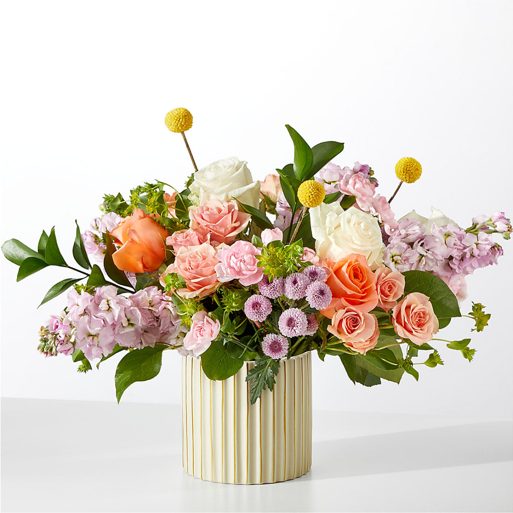 French Market Bouquet with Ivory Vase – Village Florist, Richmond KY