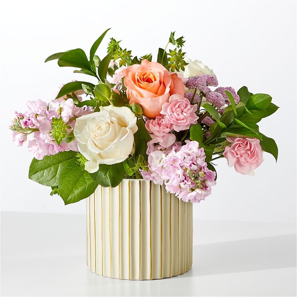 French Market Bouquet with Ivory Vase – Village Florist, Richmond KY