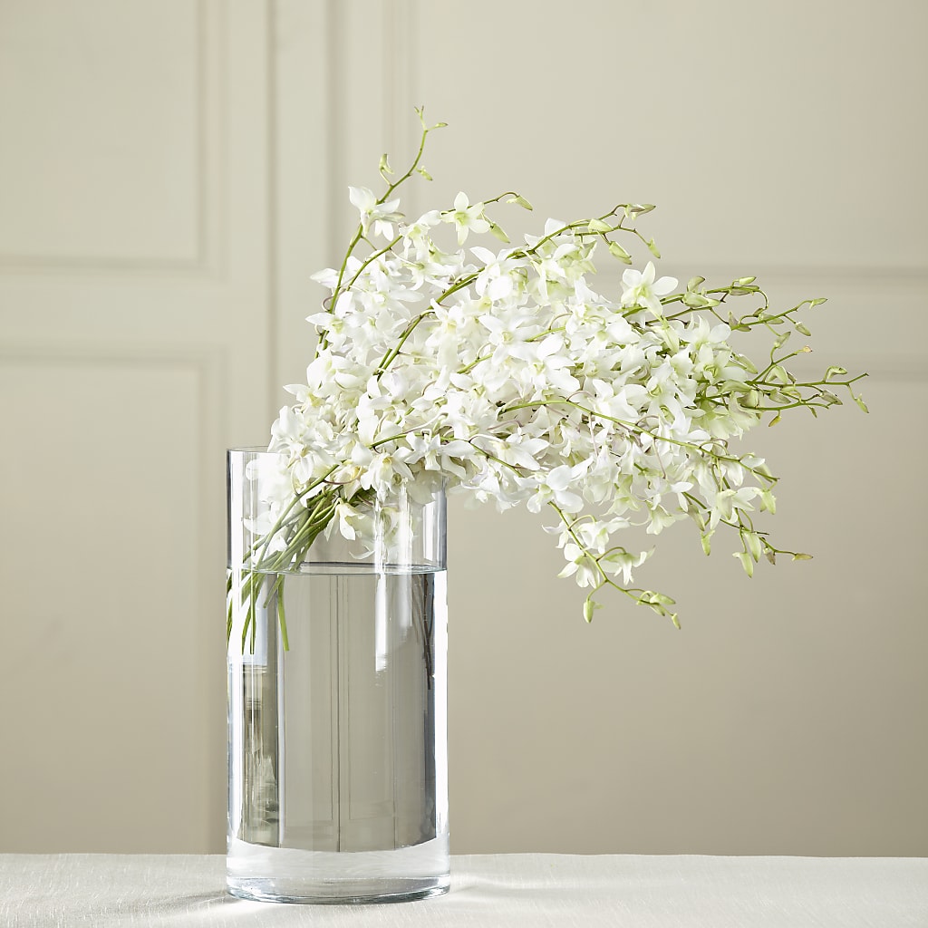 White Dendrobium Bouquet – Village Florist, Richmond KY
