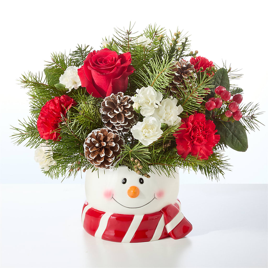 Jolly Snowman Bouquet –  Village Florist, Richmond KY