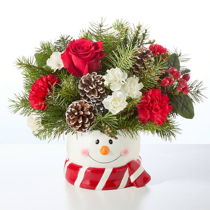 Jolly Snowman Bouquet –  Village Florist, Richmond KY
