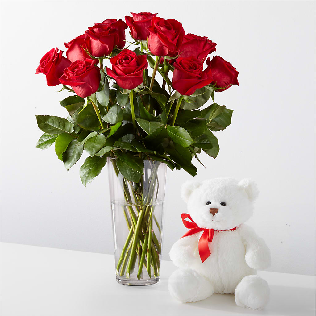 Romantic Long Stem Red Rose Bouquet Bundles –  Village Florist, Richmond KY