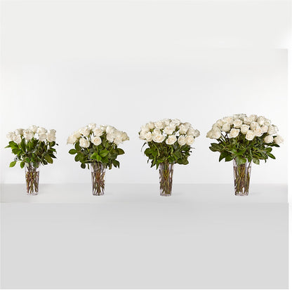 Long Stem White Rose Bouquet –  Village Florist, Richmond KY