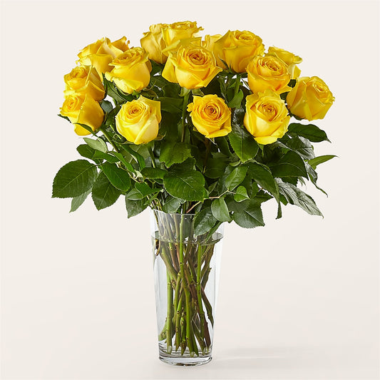 Long Stem Yellow Rose Bouquet –  Village Florist, Richmond KY
