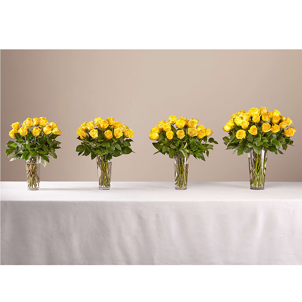 Long Stem Yellow Rose Bouquet –  Village Florist, Richmond KY