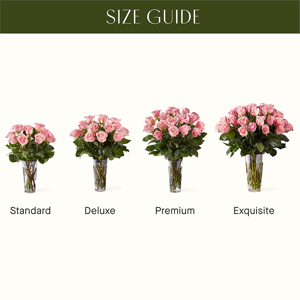 Long Stem Pink Rose Bouquet –  Village Florist, Richmond KY