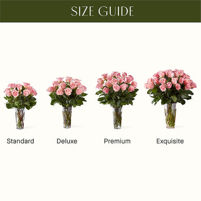 Long Stem Pink Rose Bouquet –  Village Florist, Richmond KY