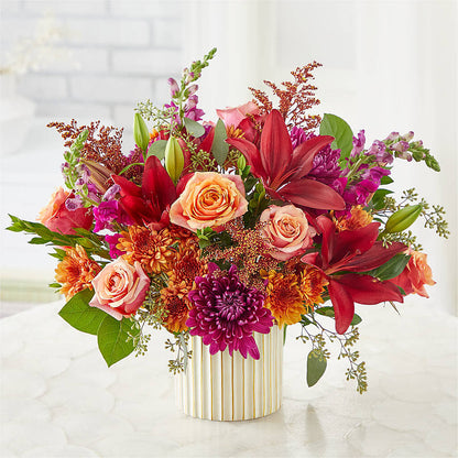 Burgundy Landscape Bouquet –  Village Florist, Richmond KY