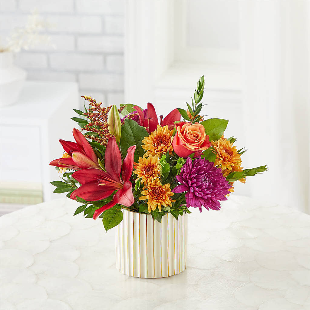 Burgundy Landscape Bouquet –  Village Florist, Richmond KY